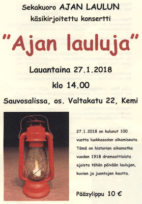Ajan Laulu 100v 27-01-2018